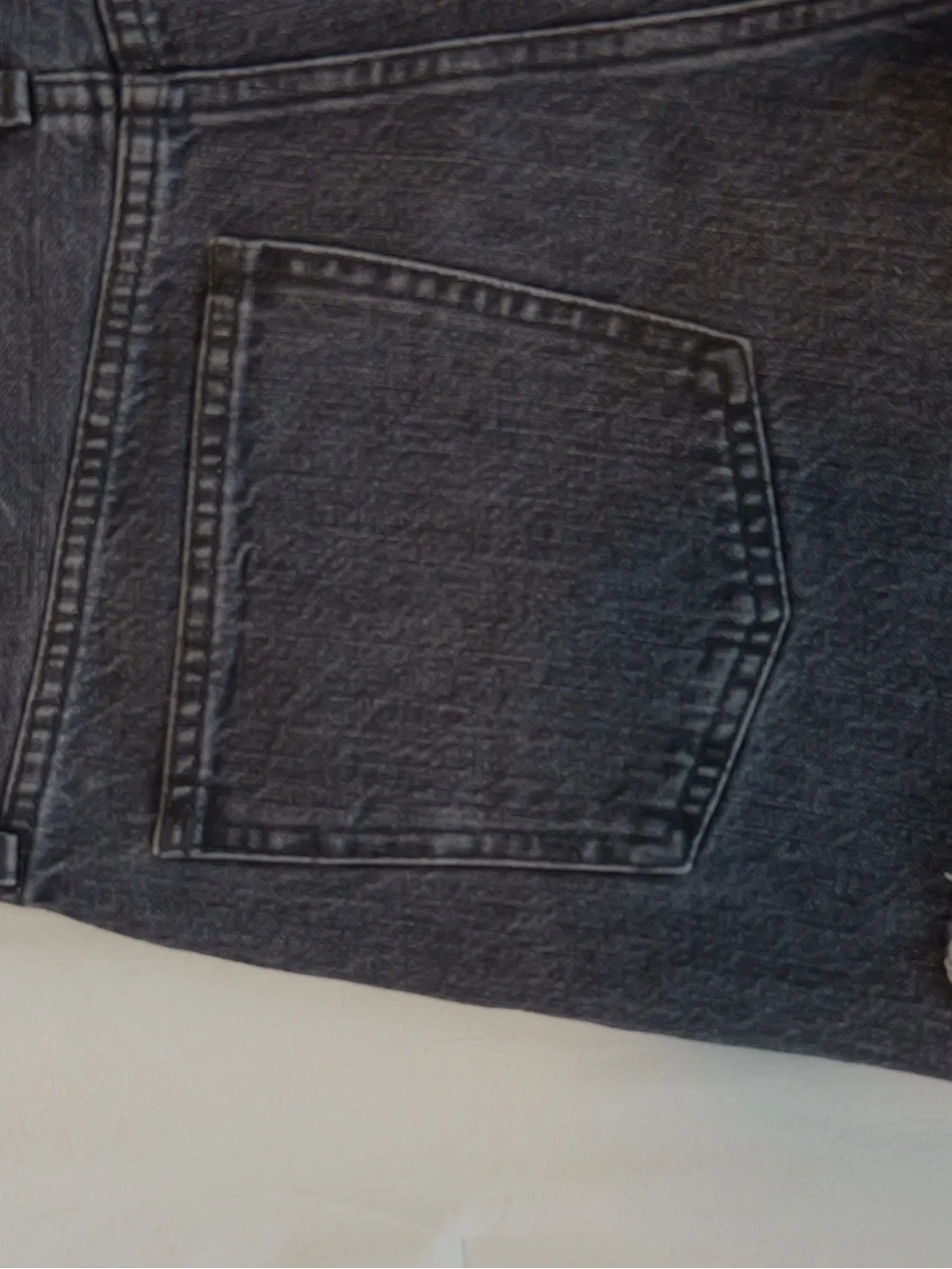 Madewell Black Denim Cutoff Shorts